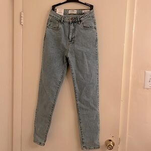 Cotton On light blue mom jeans. Never worn with tags. Denim
